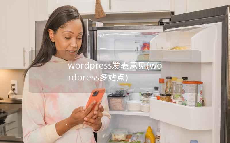 WordPress发表意见，WordPress多站点