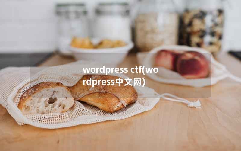 WordPress ctf，WordPress中文网