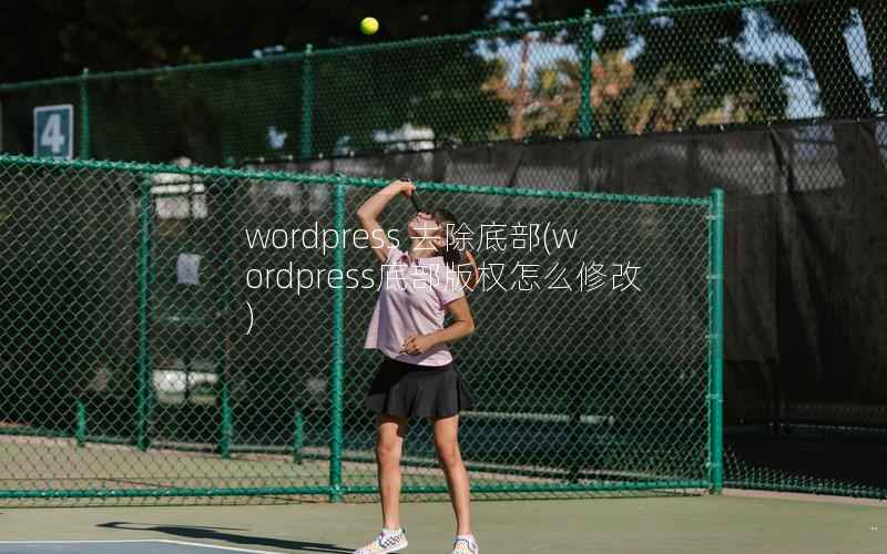 WordPress 去除底部，WordPress底部版权怎么修改