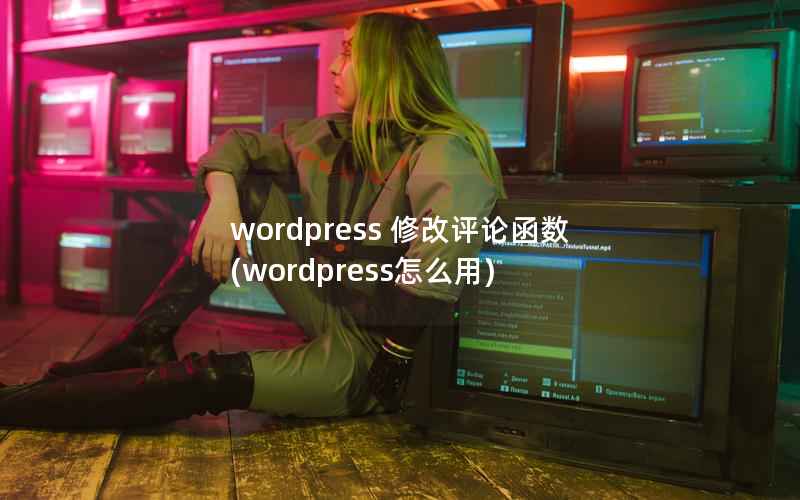 wordpress 修改评论函数，wordpress怎么用
