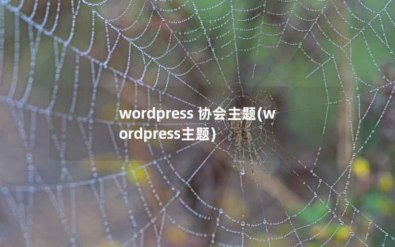 wordpress 协会主题，wordpress主题