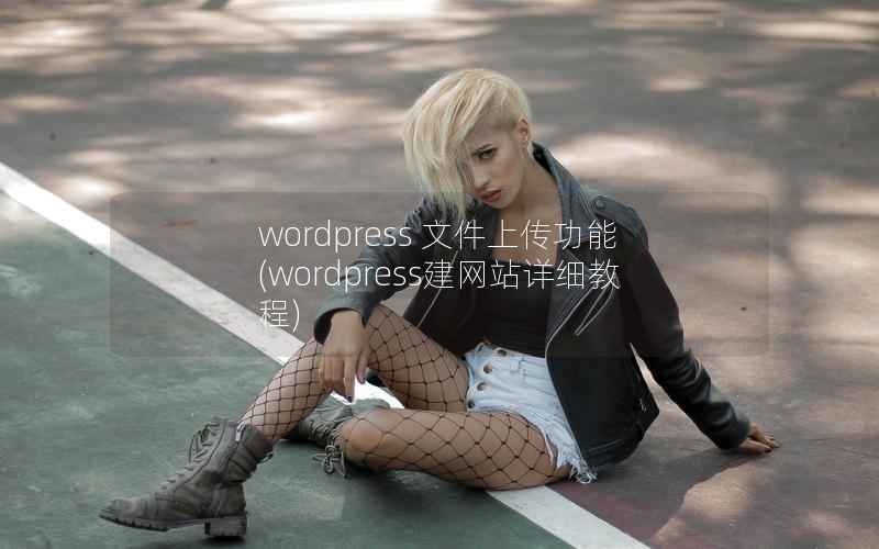 wordpress 文件上传功能，wordpress建网站详细教程