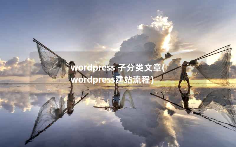 WordPress 子分类文章，WordPress建站流程