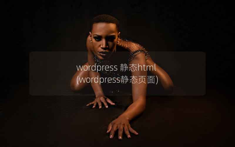 WordPress 静态html，WordPress静态页面
