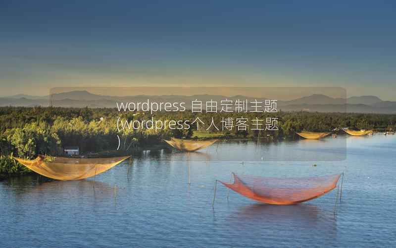 WordPress 自由定制主题，WordPress个人博客主题