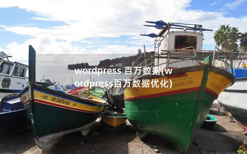 WordPress 百万数据，WordPress百万数据优化