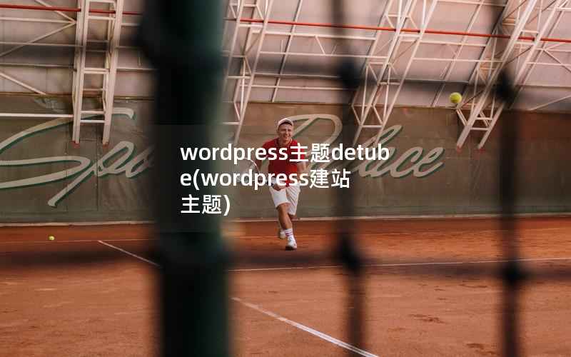 WordPress主题detube，WordPress建站 主题