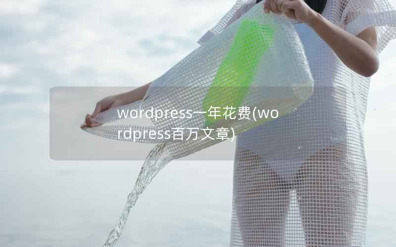 wordpress一年花费，wordpress百万文章