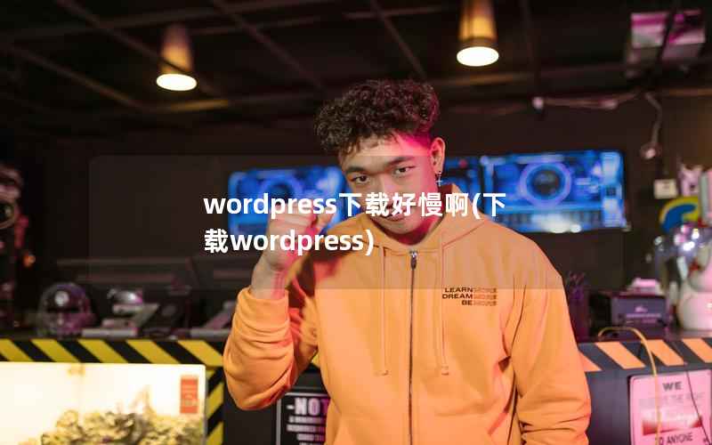 wordpress下载好慢啊，下载wordpress