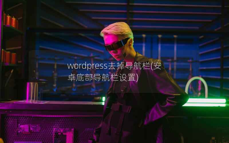 WordPress去掉导航栏，安卓底部导航栏设置