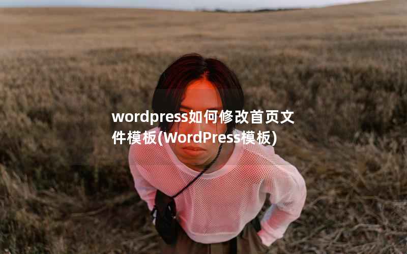 wordpress如何修改首页文件模板，WordPress模板