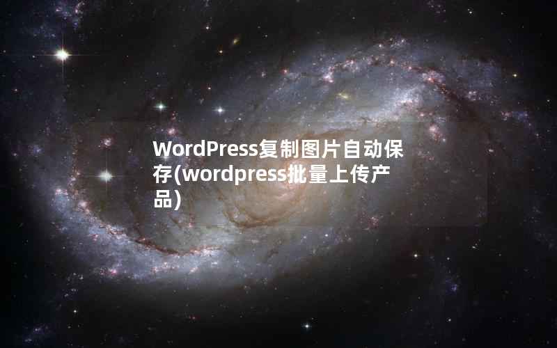 WordPress复制图片自动保存，wordpress批量上传产品