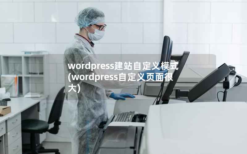 WordPress建站自定义模式，WordPress自定义页面很大
