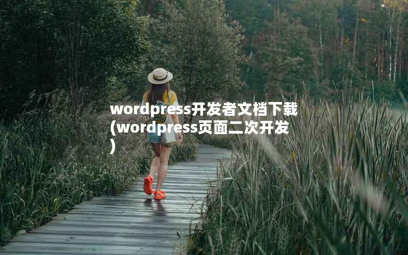 WordPress开发者文档下载，WordPress页面二次开发