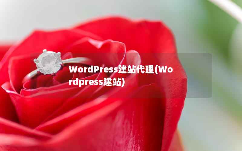 WordPress建站代理，Wordpress建站