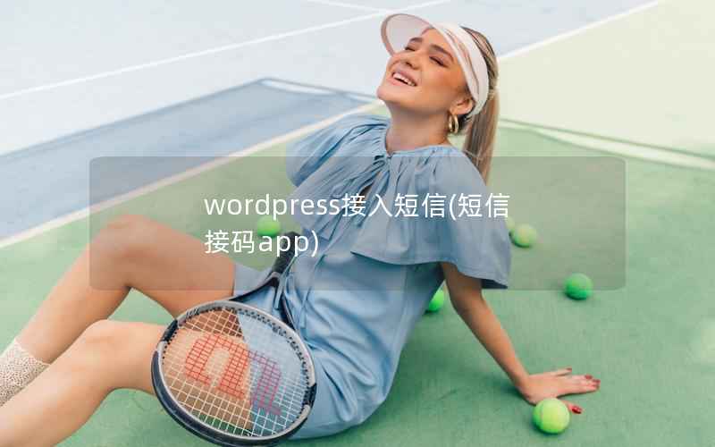 WordPress接入短信，短信接码app