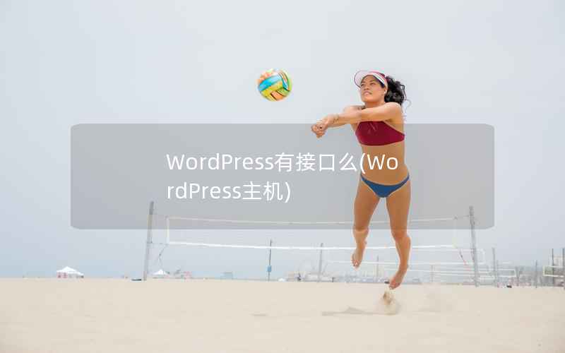 WordPress有接口么，WordPress主机