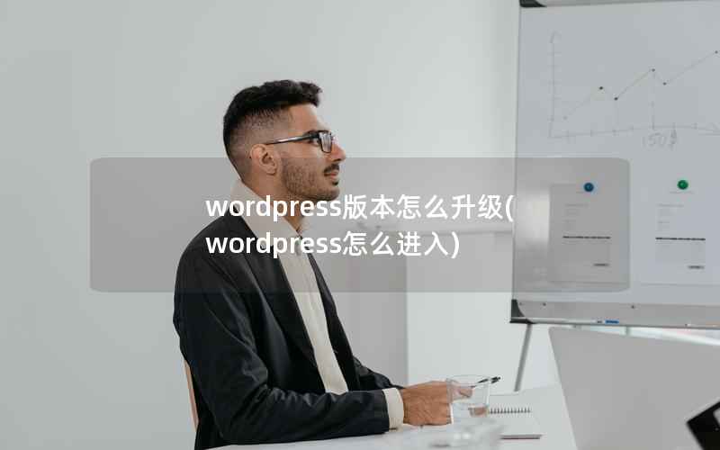WordPress版本怎么升级，WordPress怎么进入