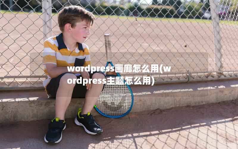 WordPress画廊怎么用，WordPress主题怎么用