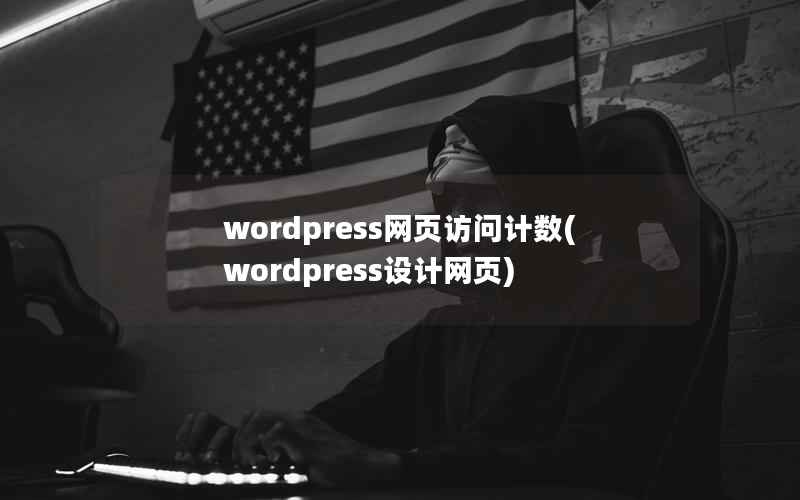 wordpress网页访问计数，wordpress设计网页