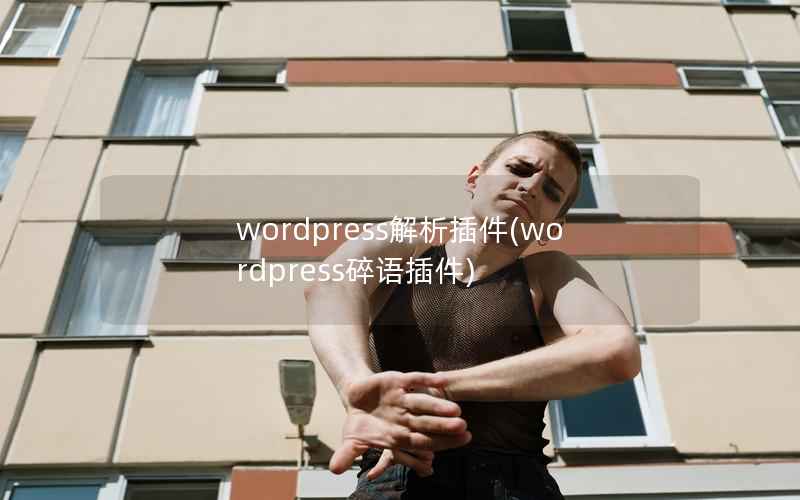 WordPress解析插件，WordPress碎语插件