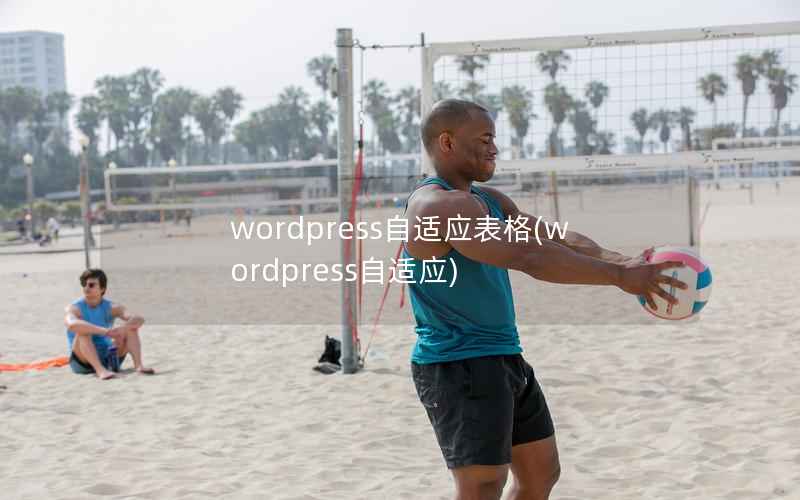 wordpress自适应表格，wordpress自适应
