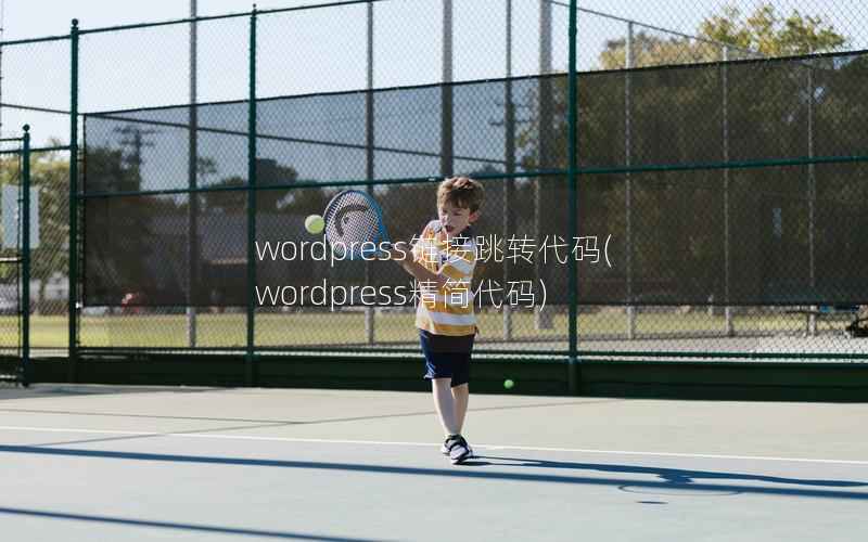 wordpress链接跳转代码，wordpress精简代码