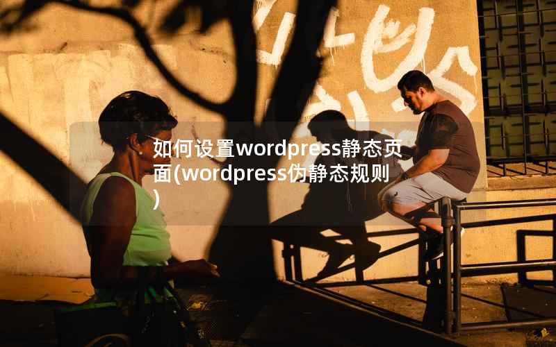 如何设置wordpress静态页面，wordpress伪静态规则