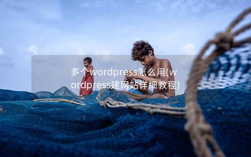 多个WordPress怎么用，WordPress建网站详细教程