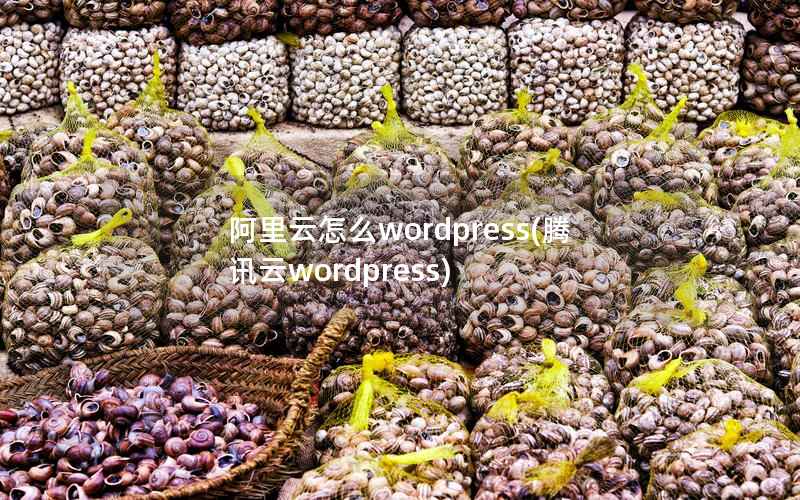阿里云怎么WordPress，腾讯云WordPress