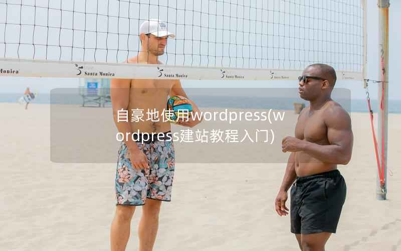 自豪地使用WordPress，WordPress建站教程入门