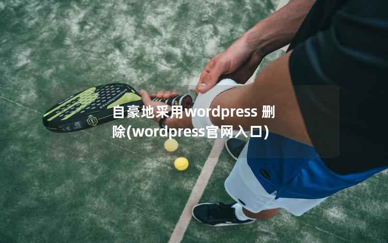 自豪地采用wordpress 删除，wordpress官网入口