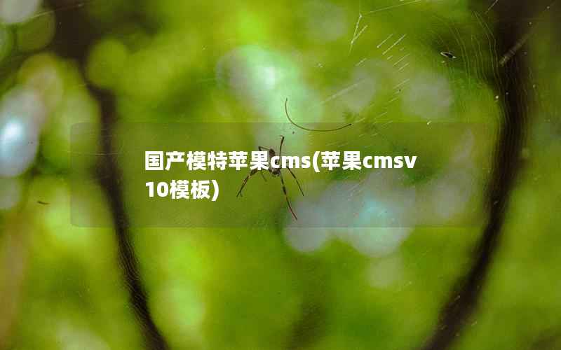 国产模特苹果CMS，苹果CMSv10模板