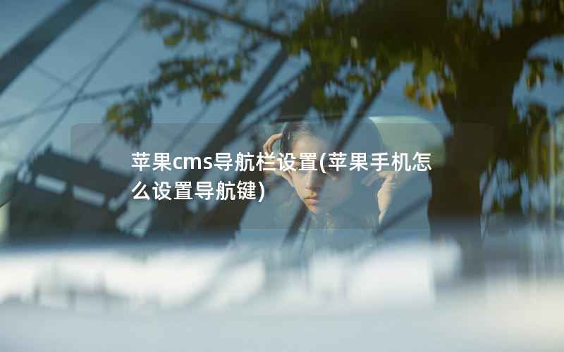 苹果cms导航栏设置，苹果手机怎么设置导航键