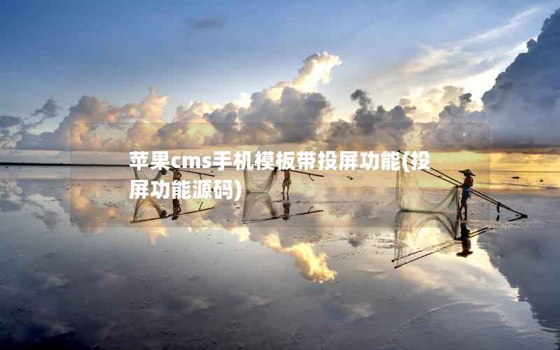 苹果CMS手机模板带投屏功能，投屏功能源码
