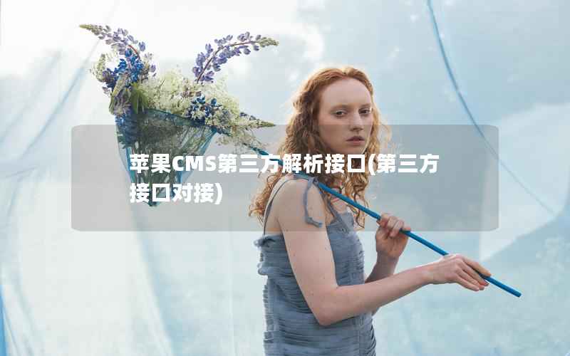 苹果CMS第三方解析接口，第三方接口对接