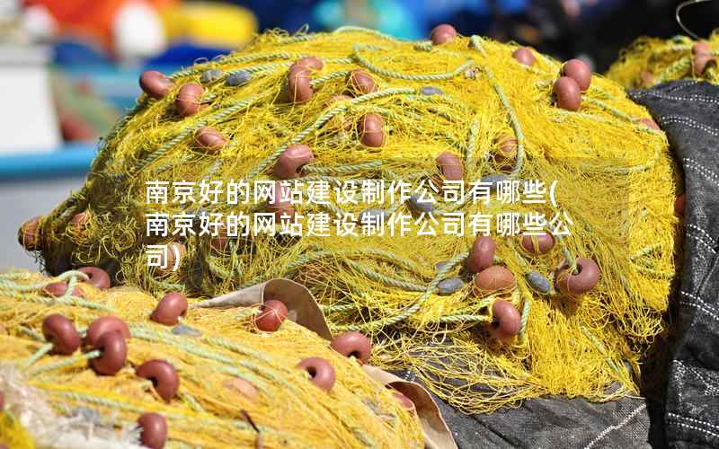南京好的网站建设制作公司有哪些，南京好的网站建设制作公司有哪些公司