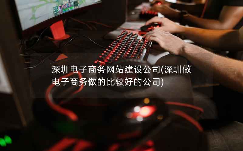 深圳电子商务网站建设公司，深圳做电子商务做的比较好的公司