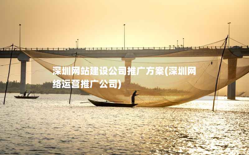 深圳网站建设公司推广方案，深圳网络运营推广公司