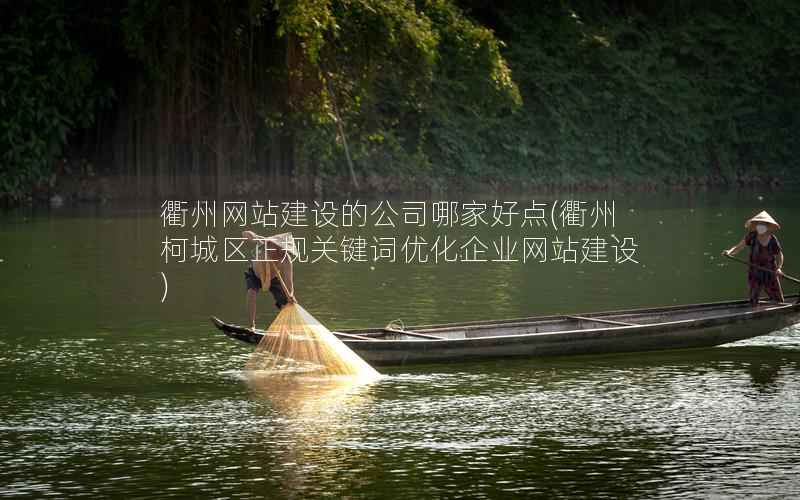 衢州网站建设的公司哪家好点，衢州柯城区正规关键词优化企业网站建设