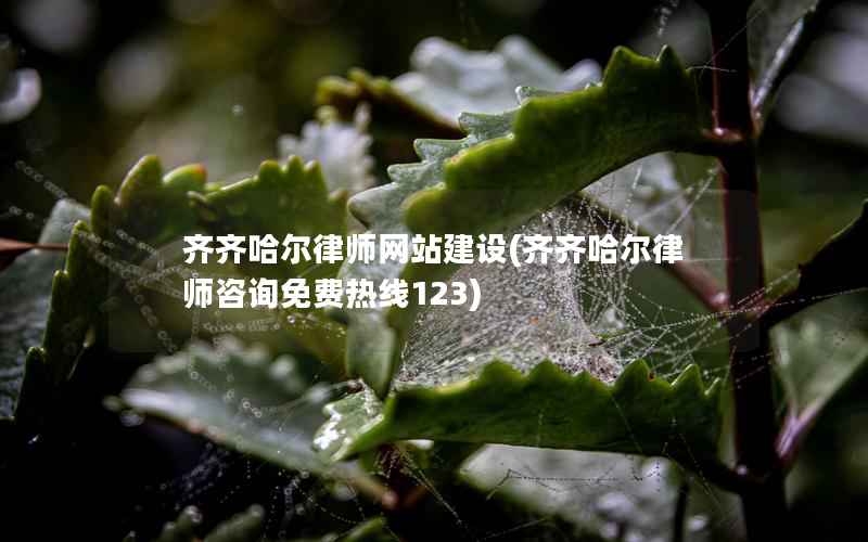 齐齐哈尔律师网站建设，齐齐哈尔律师咨询免费热线123