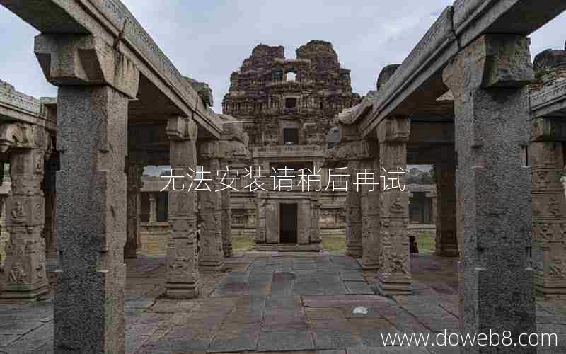 无法安装请稍后再试