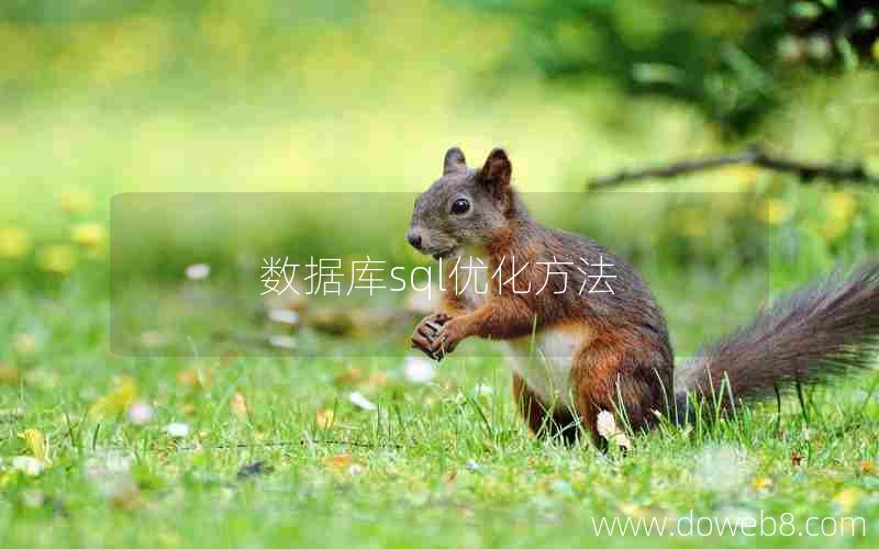 数据库sql优化方法
