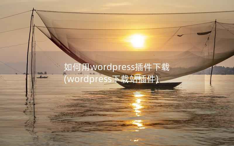如何用WordPress插件下载，WordPress下载站插件