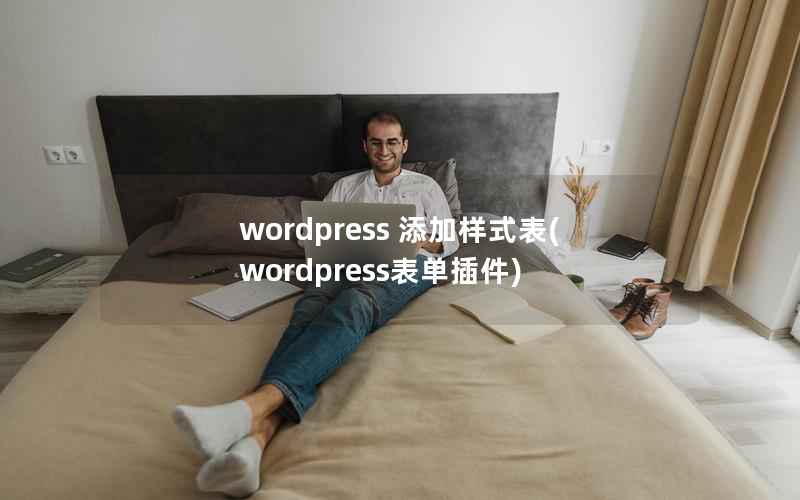 WordPress 添加样式表，WordPress表单插件