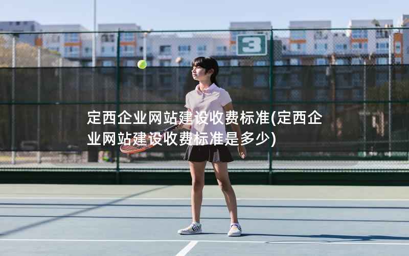 定西企业网站建设收费标准，定西企业网站建设收费标准是多少