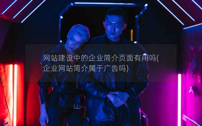 网站建设中的企业简介页面有用吗，企业网站简介属于广告吗