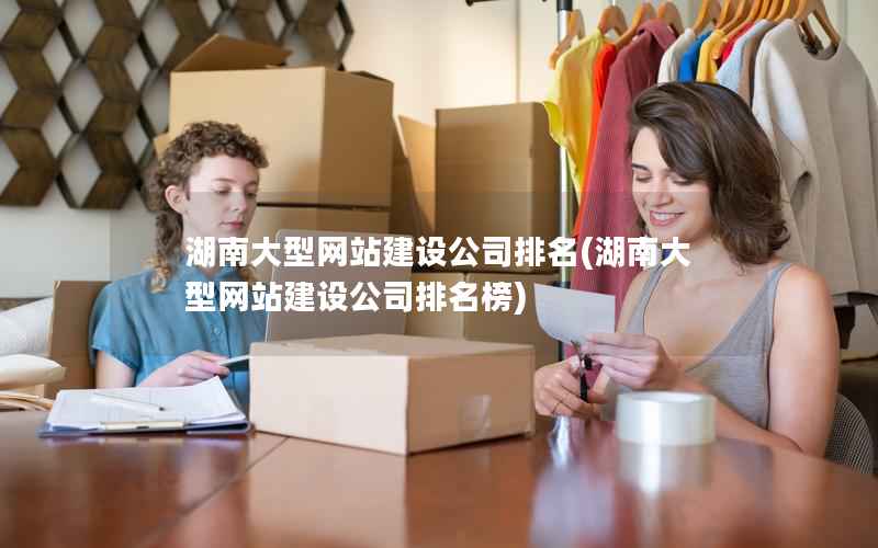 湖南大型网站建设公司排名，湖南大型网站建设公司排名榜