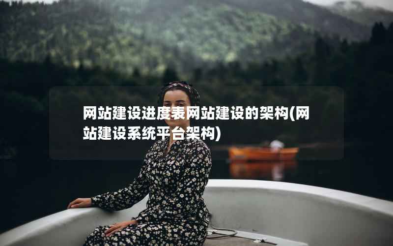 网站建设进度表网站建设的架构，网站建设系统平台架构
