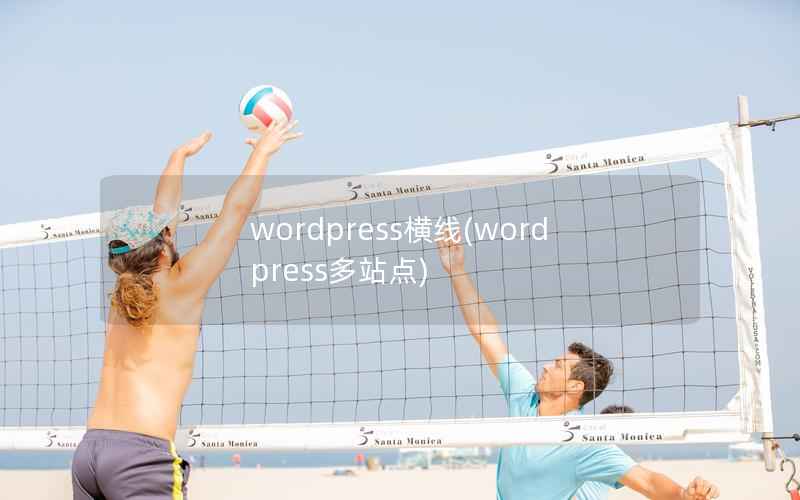 WordPress横线，WordPress多站点
